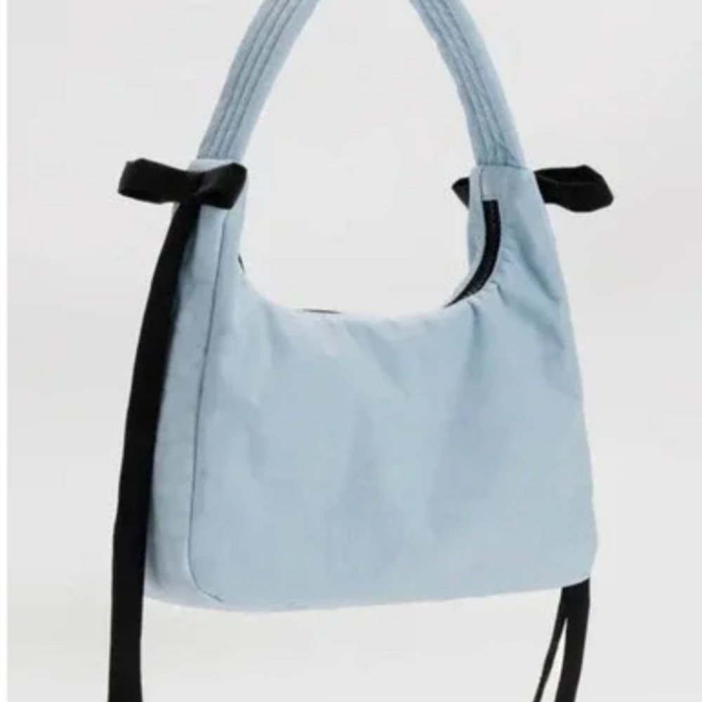 Sandy Liang x Baggu Powder Blue mini bow bag
